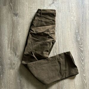 Abercrombie & Fitch Brown Straight Leg Pants